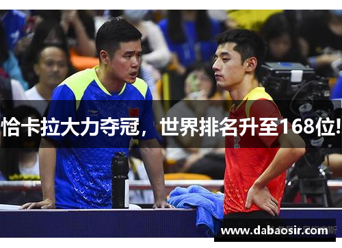 恰卡拉大力夺冠，世界排名升至168位!